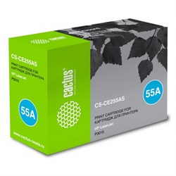 Картридж Cactus CS-CE255AS CE255A, для HP LJ P3011/P3015, 6000 страниц, цвет чёрный - фото 51375357