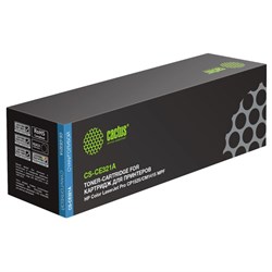 Картридж Cactus CS-CE321A CE321A, для HP LJ CP1525, 1300 страниц, цвет голубой - фото 51375397