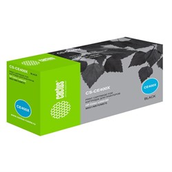 Картридж Cactus CS-CE400X CE400X, для HP LJ M551, 11000 страниц, цвет чёрный - фото 51375409