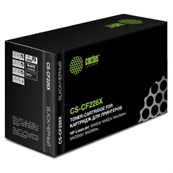 Картридж Cactus CS-CF226X CF226X, для HP LJ M402d/M402n/M426dw/M426fdn, 9000 страниц, цвет чёрный - фото 51375455