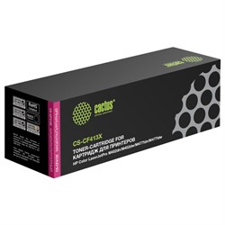 Картридж Cactus CS-CF413X CF413X, для HP HP CLJ Pro M452dn/M452dw, 5000 страниц, цвет пурпурный - фото 51375562