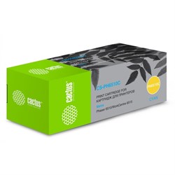 Картридж Cactus CS-PH6510C 106R03485, для Xerox Phaser 6510DN/WC 6515DN, 2400 страниц, цвет голубой - фото 51375636