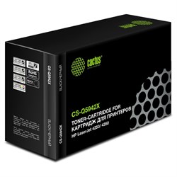 Картридж Cactus CS-Q5942X Q5942X, для HP LJ 4250/ 4350, 20000 страниц, цвет чёрный - фото 51375659