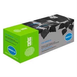 Картридж Cactus CS-Q6001A Q6001A, для HP CLJ 1600/2600N/M1015/M1017, 2000 страниц, цвет голубой - фото 51375671