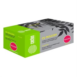 Картридж Cactus CS-TK5220Y TK-5220Y, для Kyocera M5521cdn/M5521cdw/P5021cdn, 1200 страниц, цвет жёлты - фото 51375737