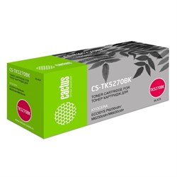 Картридж Cactus CS-TK5270BK TK-5270BK, для Kyocera Ecosys P6230cdn, 8000 страниц, цвет чёрный - фото 51375745