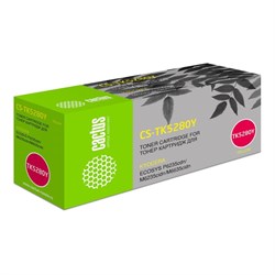 Картридж Cactus CS-TK5280Y TK-5280Y, для Kyocera P6235cdn/M6235cidn, 11000 страниц, цвет жёлтый - фото 51375753