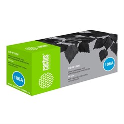 Картридж Cactus CS-W1106 W1106, для HP Laser 107a/107r/107w/135aMFP/135rM, 1000 страниц, цвет чёрный - фото 51375828