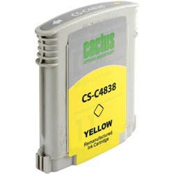 Картридж Cactus CS-C4838 №11, для HP BIJ 1000/1100/1200/2200/2300/2600/2800, 29 мл, цвет жёлтый - фото 51376248