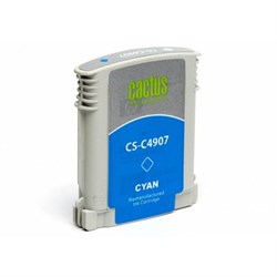 Картридж Cactus CS-C4907 №940XL, для HP DJ Pro 8000/8500, 30 мл, цвет голубой - фото 51376254