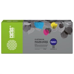 Картридж Cactus CS-EPT694100 T6941, для Epson SC-T3000/T3070/T3200/T5000/5200, 675 мл, цвет чёрны - фото 51376400