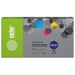 Картридж Cactus CS-EPT973100 T9731, для Epson WF-C869RD3TWFC/WF-C869RDTWF, 540 мл, цвет чёрный - фото 51376436