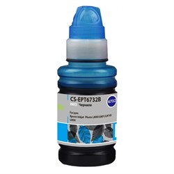 Чернила Cactus CS-EPT6732B T6732, для Epson Epson L800/L810/L850/L1800, 100мл, голубые - фото 51376920