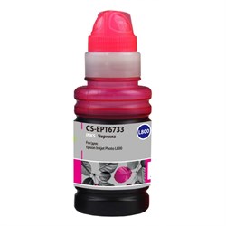 Чернила Cactus CS-EPT6733 T6733, для Epson L800/L810/L850/L1800, 100мл, пурпурные - фото 51376921