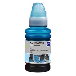 Чернила Cactus CS-EPT6735B Е6735, для Epson L800/L810/L850/L1800, 100мл, светло-голубые - фото 51376932