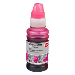 Чернила Cactus CS-I-CLI526M, для Canon Pixma iP4850/MG5250/MG5150/iX6550, 100мл, пурпурные - фото 51377018
