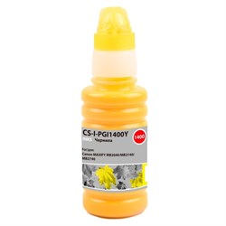 Чернила Cactus CS-I-PGI1400Y, для Canon MAXIFY MB2040/MB2140/MB2740, 100мл, жёлтые - фото 51377083