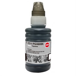 Чернила Cactus CS-I-PGI480BK, для Canon Pixma TR7540/TR8540/TS6140/TS8140, 100мл, чёрные - фото 51377086