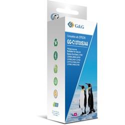 Чернила G&G GG-C13T00S34A 103M, для Epson L1110/L3151/L3100/L3101/L3110, 70мл, пурпурные - фото 51377106