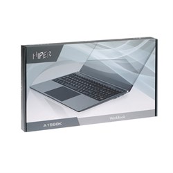 Ноутбук Hiper WORKBOOK A1568K, 15.6",  i5 1035G1, 8 Гб, SSD 512 Гб, Win11, Wi-Fi, чёрный - фото 51377246