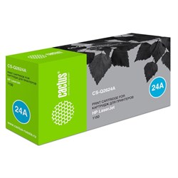 Картридж Cactus CS-Q2624A Q2624A, для HP LJ 1150, 2500стр, чёрный - фото 51377248