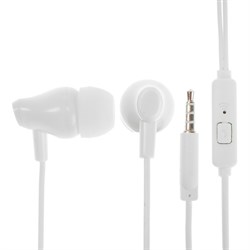 Наушники Borofone BM61 Wanderer, вакуумные, микрофон, Jack 3.5 мм, кабель 1 м, белые - фото 51377256