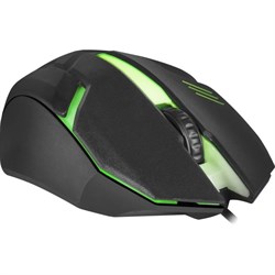 Мышь Defender Hit MB-550, проводная, оптическая, подсветка, 1600 dpi, 4 кнопки, черная - фото 51377296