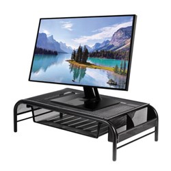 Подставка для ноутбука, монитора, принтера BRAUBERG "Germanium" металл 50х30х14, 512611 - фото 51377429