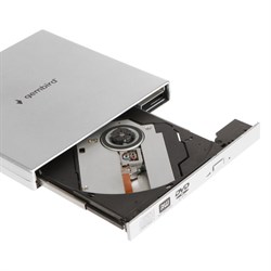 Внешний привод DVD Gembird DVD-USB-02-SV, USB 2.0, серебристый - фото 51377667