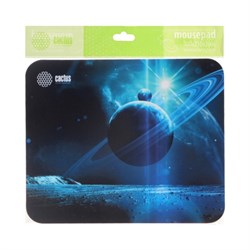 Коврик для мыши Cactus Saturn, 300×250×2 мм, чёрный - фото 51377767
