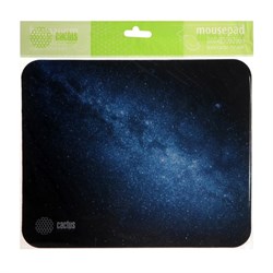 Коврик для мыши Cactus Milky Way, 300×250×2 мм, чёрный - фото 51377773