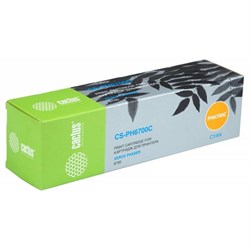 Картридж Cactus CS-PH6700C 106R01523 Cyan для Xerox Phaser 6700 (12000k), голубой - фото 51377858