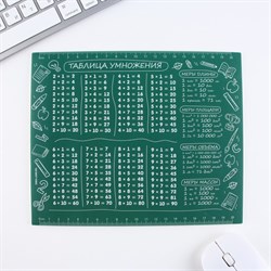 Коврик для мыши «Таблица умножения», 22×18 см - фото 51377934