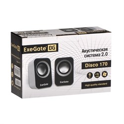 Компьютерные колонки 2.0 ExeGate Disco 170,  2х3Вт, USB, белые - фото 51378283