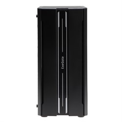Корпус ExeGate Miditower EVO-5020, без БП, ATX, 2хUSB 2.0, 1хUSB 3.0, подсветка, чёрный - фото 51378374