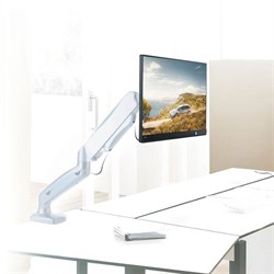 Кронштейн для монитора Arm Media LCD-T21w, до 6.5 кг, 15-32", настольный, поворот и наклон, белый - фото 51378493