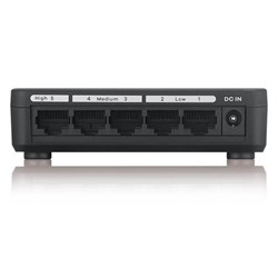 Коммутатор Zyxel GS-105SV2-EU0101F, неуправляемый, 5х10/100/1000BASE-T - фото 51378716