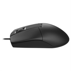 Мышь A4Tech OP-330 , USB, оптическая, проводная, 1000 dpi, чёрная - фото 51378885