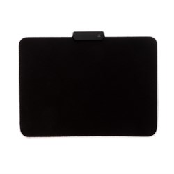 Коврик для мыши, 35×25×0.3 см, с подсветкой RGB, USB, чёрный - фото 51378931
