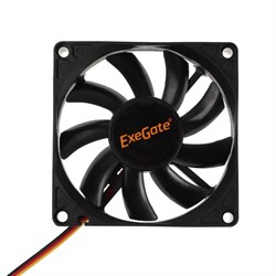 Вентилятор ExeGate EX08015S3P, 80x80x15 мм, подшипник скольж., 3 pin, 23 дБ - фото 51379042