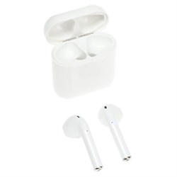 Наушники MB mObility mt-42, беспроводные, вкладыши, микрофон, BT 5.0, белые - фото 51379147