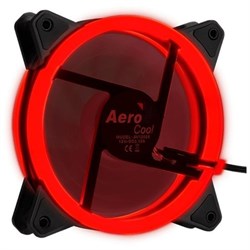 Вентилятор Aerocool Rev Red, 120x120 мм, 3-pin, 15dB, 153 гр, LED, Ret - фото 51379393