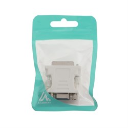 Переходник Luazon DVI (M) - VGA (F) PL-007, 24+5, белый - фото 51379579