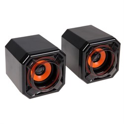 Акустическая система 2.0 Gembird SPK-405, пассивные излучатели, черный, 5 Вт, регулятор громкости - фото 51380121
