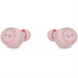 Наушники Accesstyle Melon TWS, беспроводные, вакуумные, 40/300 мАч, дисплей, розовые - фото 51380433