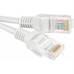 Патч-корд Гарнизон PC-UTP-5e-0.5, UTP 5е кат., RJ-45(m)-RJ-45(m), 0.5 м, серый - фото 51380625