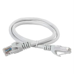 Патч-корд Гарнизон PC-UTP-5e-1.5, UTP 5е кат., RJ-45(m)-RJ-45(m), 1.5 м, серый - фото 51380638