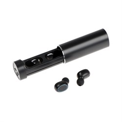 Наушники беспроводные VBT 1.16, TWS, вакуумные, Bluetooth 5.0, 40/250 мАч, с фонариком, чёрные - фото 51380866