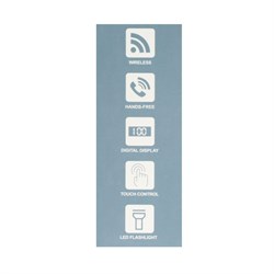 Наушники беспроводные VBT 1.16, TWS, вакуумные, Bluetooth 5.0, 40/250 мАч, с фонариком, чёрные - фото 51380880