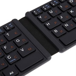 Клавиатура Gembird KBW-6N, беспроводная, складная, 66 клавиш, Bluetooth, черная - фото 51381514